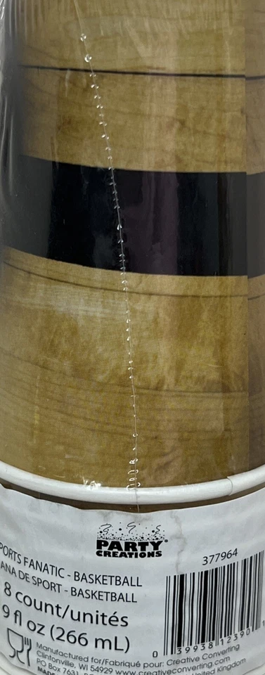 Basketball Fanatic Cups Hot/Cold 9oz 8CT - Image 2 of 3