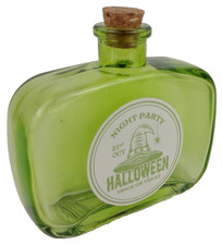 Halloween Potion Bottle Decor Witch Hat Witchcraft Table Top Decoration Glass 31