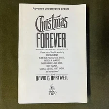 Christmas Forever ed David G Hartwell - Advance Uncorrected Proofs - ARC