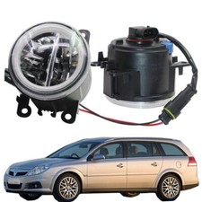 LED Fog Light + Angel Eye Rings Daytime Running Lights DRL Fit For Opel Vectra C