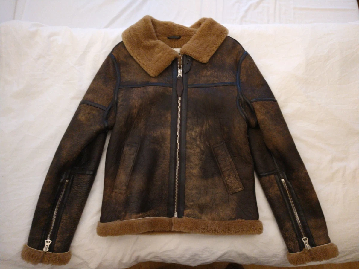 Schott shearling jacket sale