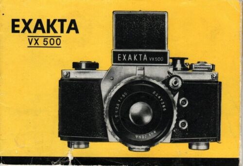 Exakta VX500 35mm Kamera Bedienungsanleitung (42Seiten/1969) - Bild 1 von 4