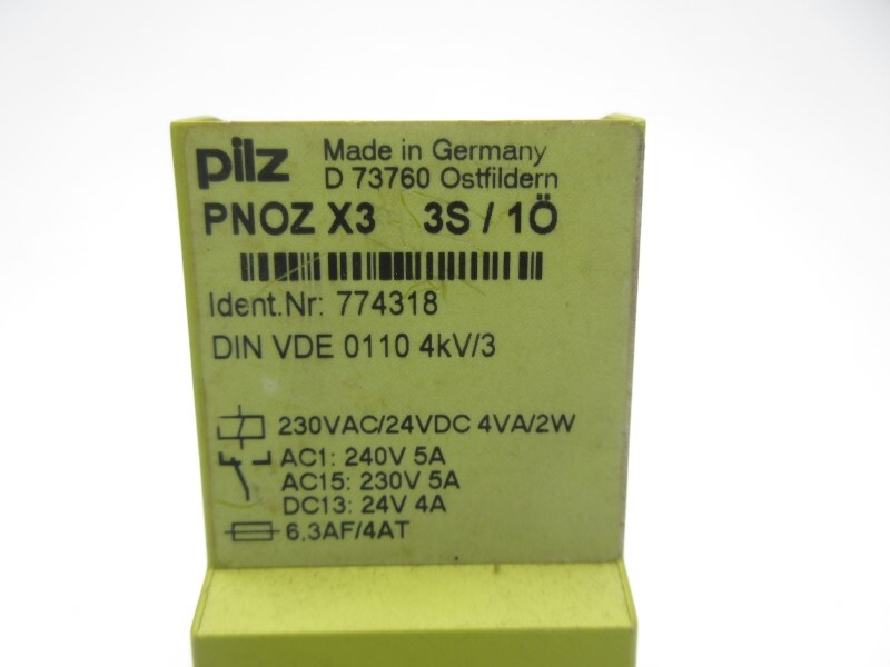 PILZ PNOZX33S/1O 774318 230VAC UNMP | eBay