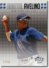 ABIATAL AVELINO 2013 Rize Rookie BLACK Paragon RC #/50