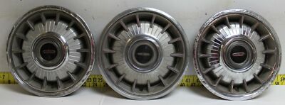OEM GM 14'' Hub Caps Wheel Covers 1964 Oldsmobile Eighty Eight 88 Deluxe (3525)