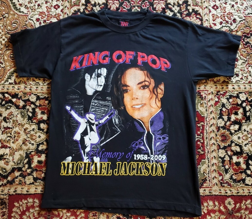 Michael Jackson King Of Pop Tribute Rap Tee Size M Great Condition