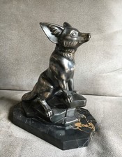ANCIENNE STATUE SCULPTURE REGULE FENNEC