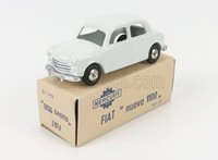 Modellauto Statische Epoche Fiat Neu 1100 1955 Weiss Modellbau Massstab 1/48
