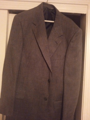 Norm Thompson Mens Suit Coat Blazer Shell 100 Percent Silk Lining 100 Percent... - Picture 4 of 4