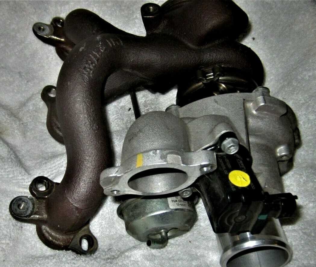 Maserati Ghibli LH LEFT SIDE Exhaust Manifold w/ Turbo perfect used  P/N 297712