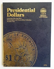 Whitman Coin Folder 2276 Presidential Dollars P&D #2 2012-2016 - IRREGULAR