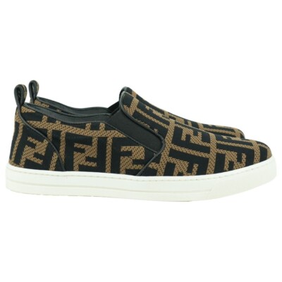 Fendi Flow Slip-On Canvas Sneakers US 36EU both for Kids for Women‘s 