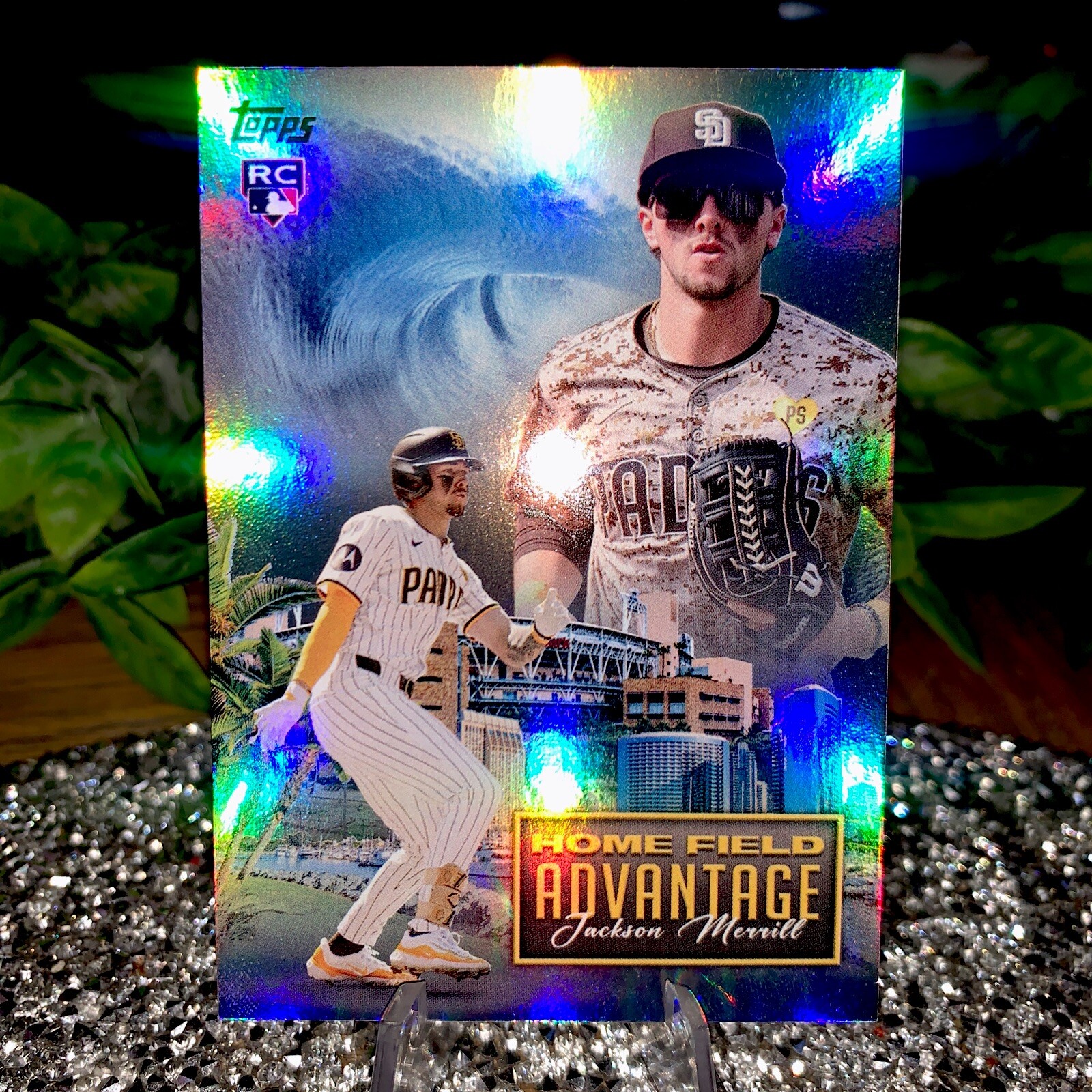2024 Topps Update JACKSON MERRILL RC SSP Home Field Advantage CASE HIT HFA-28