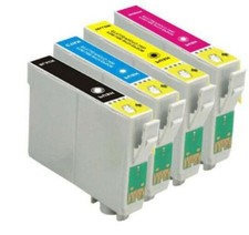 Set di 4 cartucce di inchiostro per stampante Epson Stylus Photo R240