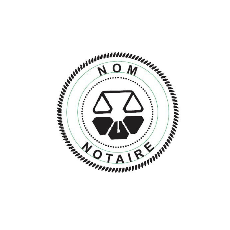 NEW IMPRUE Round SelfInking NOTARY SEAL RUBBER STAMP Rhode Island