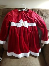 Holiday Editions Red With White Faux Fur Size 4 Christmas Dress