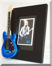 STEVE MORSE Miniature Guitar Frame Music Man Deep Purple