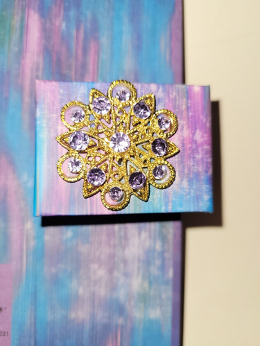 Punch Studio Mag. Brooch Peacock Journal~Gold Embossing~208 pages~BEAUTIFUL~ New - Picture 9 of 9