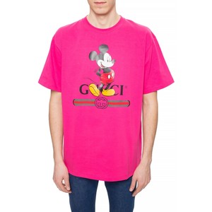 For Sale Shopping For New Gucci Men S Pink Disney Cotton Crewneck T Shirt Tee Top Medium 17 Spring And Summer New Products Ska Skt Co Id