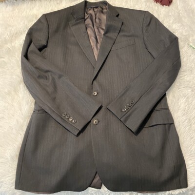 Brooks Brothers 1818 Madison Mens Size 44L / W39 100% Wool Dark