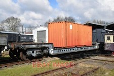PHOTO  GWR CROCODILE F 25 TON UNFITTED BOGIE TROLLEY FLAT FOR AWKWARD LOADS NO.4