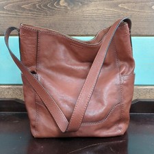 Frye Lena Beautiful Brown Leather Hobo Handbag Purse with Tags