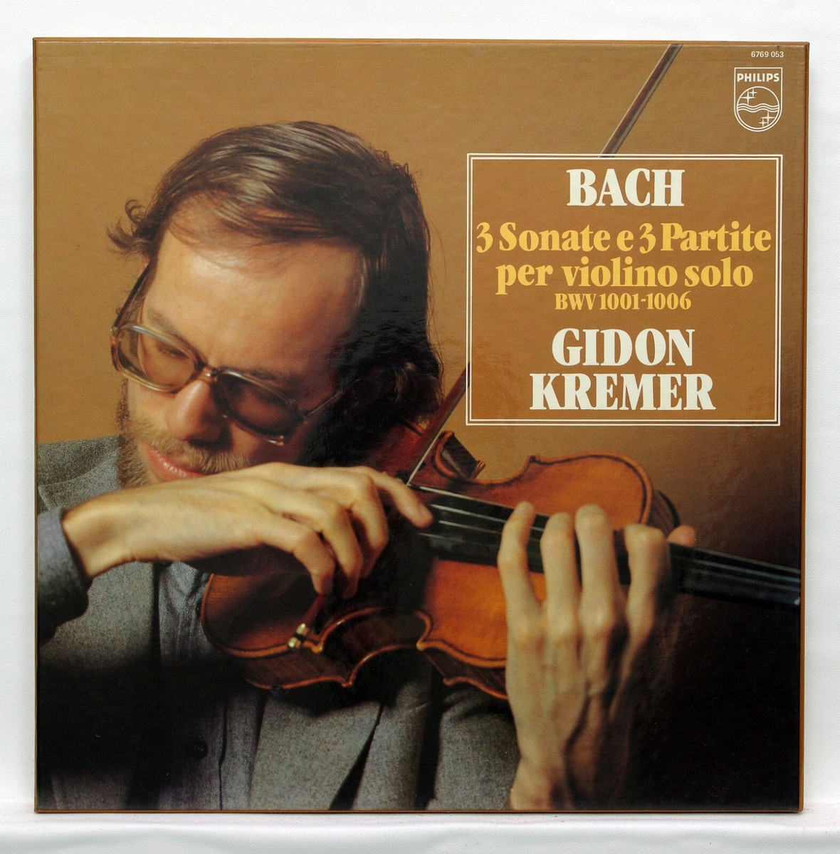 GIDON KREMER – JS BACH 3 sonatas & 3 partitas for violin PHILIPS