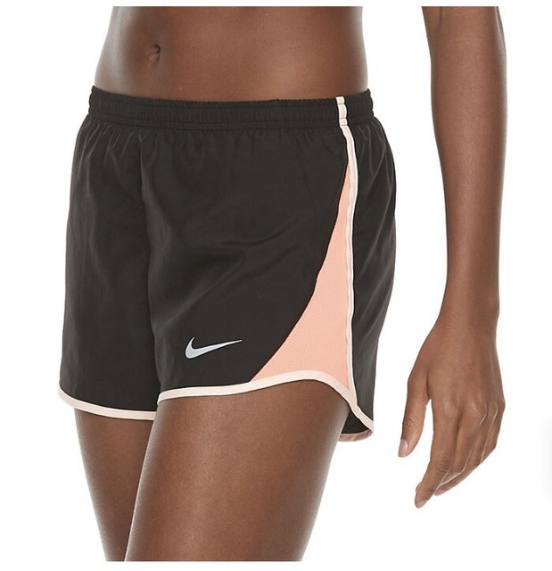 peach nike shorts
