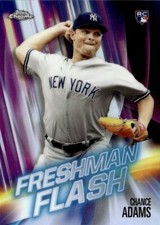 2019 Topps Chrome Freshman Flash Chance Adams RC New York Yankees #FF-3