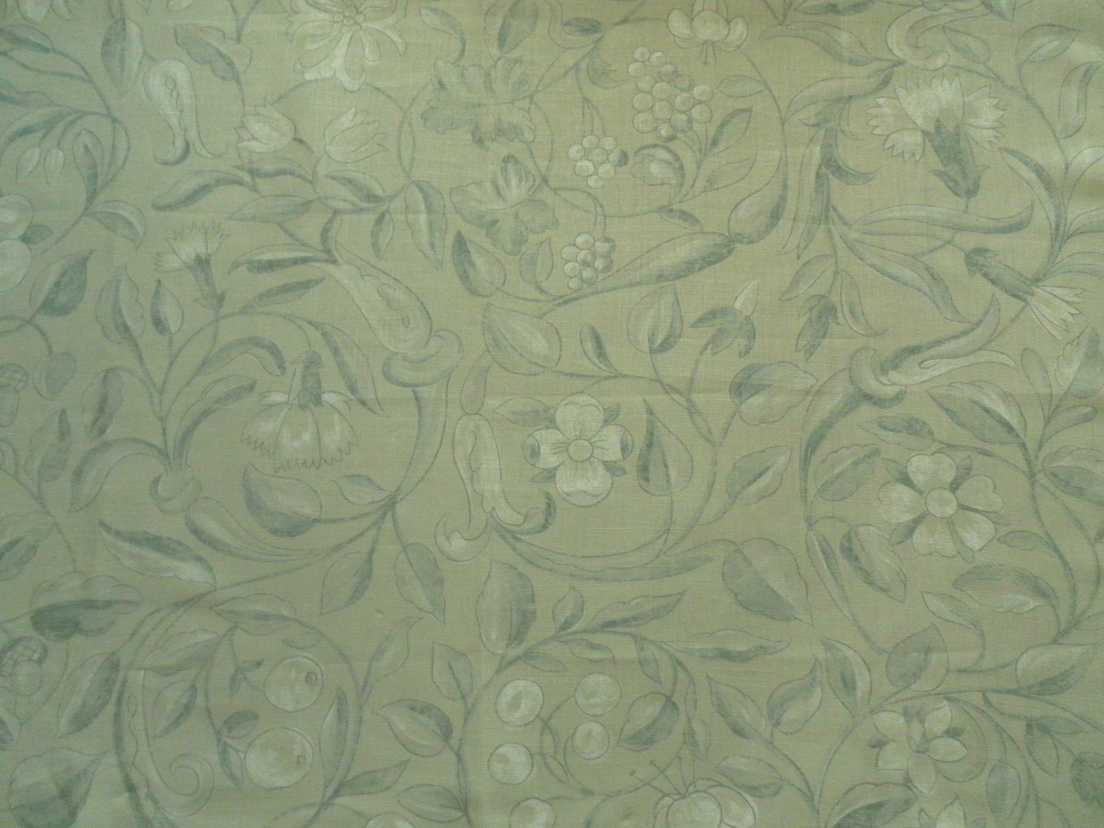 Zoffany Curtain Fabric CANTERBURY 4.0m Grisaille Arden Collection