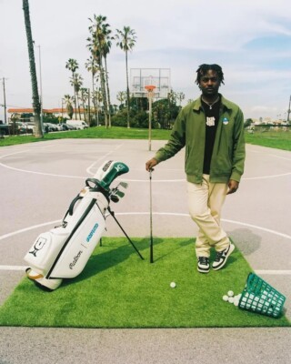 undftd x malbon golf bag white only 300 made | eBay