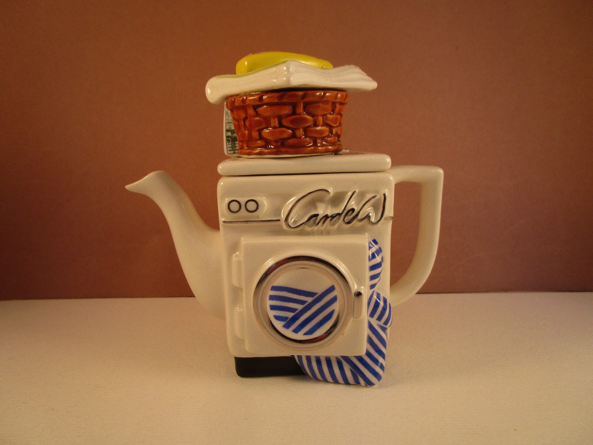 Vintage Paul Cardew Designs England Ceramic Washing Machine Tiny