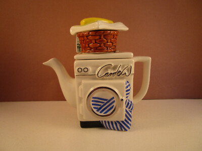 Vintage Paul Cardew Designs England Ceramic Washing Machine Tiny