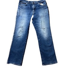 Vintage Lee Riders Jeans Mens Dark Blue 100 Cotton Union Made In USA  38  30