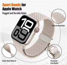 Braided Nylon Band for Apple Watch Ultra Comfortable Secure Fit