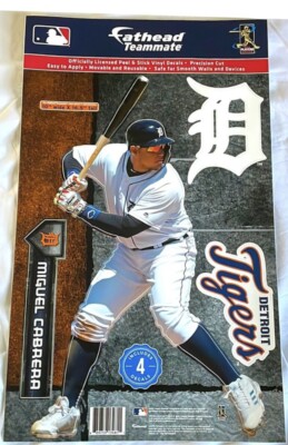 Fathead Miguel  Miggy  Cabrera Officially Licensed Peel & Stick Vinyl Tigers