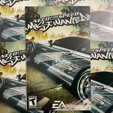 Need For Speed Most Wanted PS2 Sony PlayStation 2 Instruction Manual Only