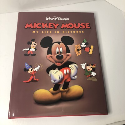 Mickey Mouse My Life in Pictures Hardcover 1st Edition w Dust Jacket Signed Copy