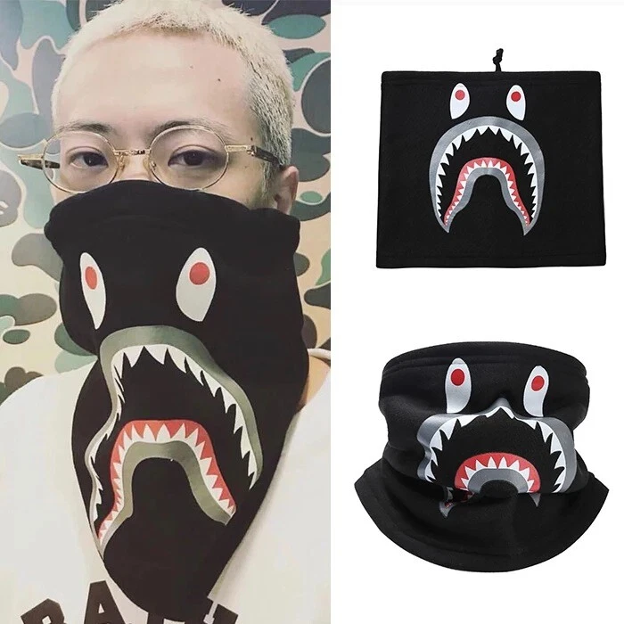 Shark Mouth Camo Cycling Half Face Mask Mouth Neck Gaiter Cover Scarf Camouflage - Image 2 of 4