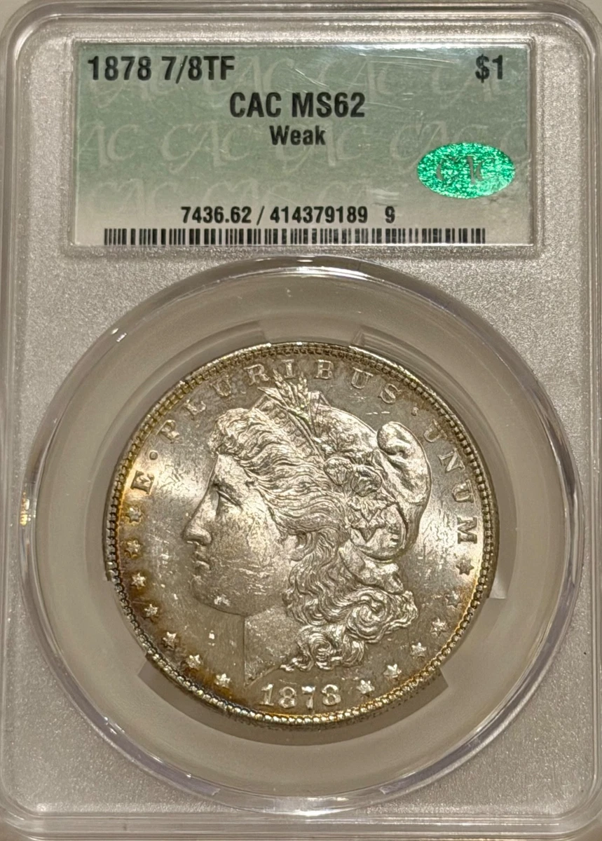 MS 62 Graded 1878 Year Morgan US Dollars (1878-1921) for sale | eBay