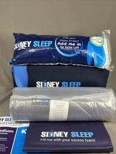 Sidney Sleep Pillow Queen – Grey – Side & Back Sleeper Neck Support