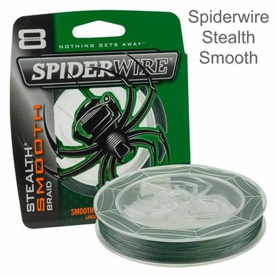 Spiderwire Stealth Glatt 8 Borte Angelschnur  Moosgrün   300m   0.14mm Zu