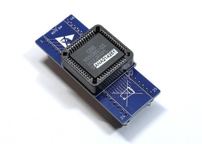 Commodore Amiga A500/2000 8373R4PL PLCC Super-Denise With Adapter 391081-01 Blue