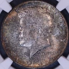 1964 P Kennedy Half Dollar NGC MS66, Toned, FREE SHIPPING