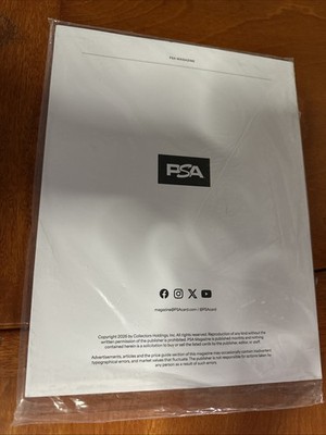 New sealed March 2026 - PSA Magazine - Price Guide THE ROCK Volume