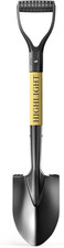 HIGHLIGHT Small Kids Shovel for Digging, 28Inch Wooden D Grip Round