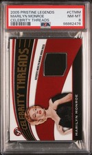 2005 TOPPS PRISTINE LEGENDS CELEBRITY THREADS CTMM MARILYN MONROE PSA 8