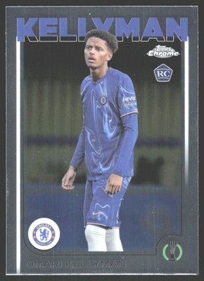 2024-25 TOPPS Chrome UEFA Club Competitions 106 Omari Kellyman (Chelsea FC) RC