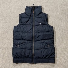 Puma Gilet Womens 8 UK Small Black Puffer Vest