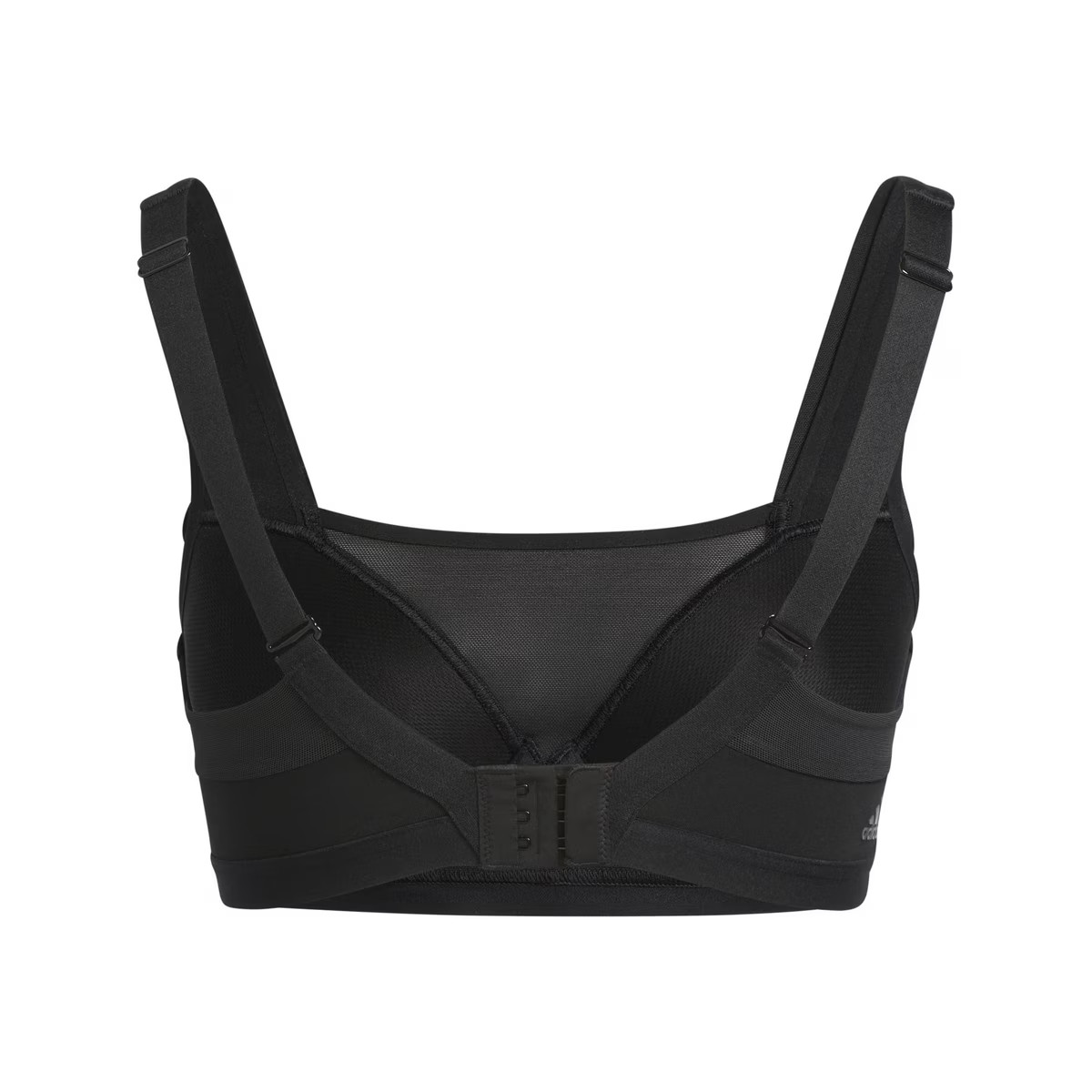 ADIDAS TRDIM HIGH IMPACT SUPPORT LUXE WOMENS SPORTS BRA 30B BLACK £60 RRP BNWT image 4